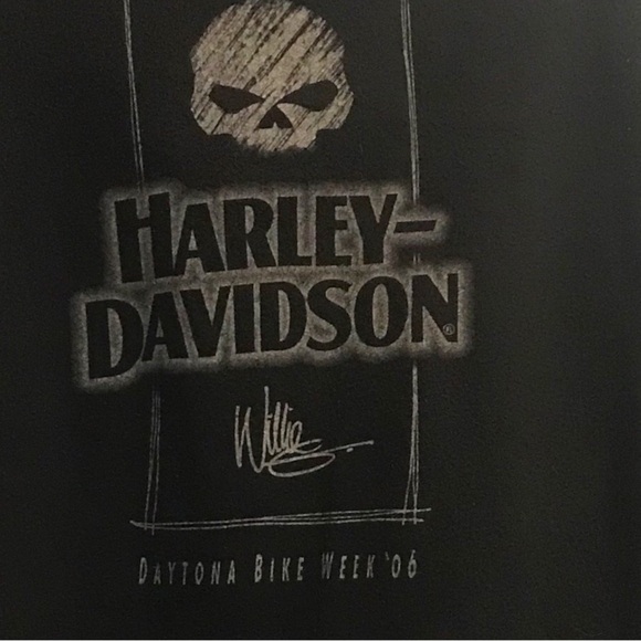 Vintage Harley Davidson 2006 Dayton Bike Week Pull Over 1/4 Zip Sweatshirt - Picture 5 of 7